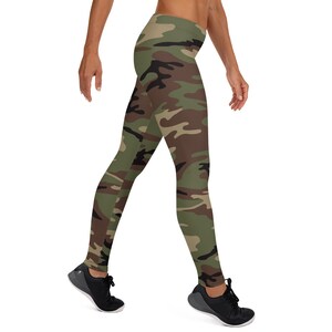 Pixel Camo Leggings for Women, Yoga Leggings, Workout Pants, Fitness Tights,  Yoga Wear, Women's Yoga Clothes, Hippie Leggings, Custom Made 