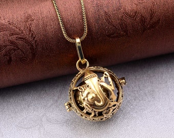 Harmony Ball, Chime Ball, brass Harmony Ball Necklace, brass Angel Caller, Chiama Angeli, Baby Shower Gift, Pregnancy Gift, Bola