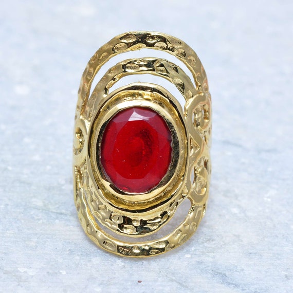 ボヘミアンオーバルまたはラウンドエスニックハンマーイヤリング 女性用　並行輸入品 ゴールド トライバル ハンマー ペンダント ネックレス、エスニック