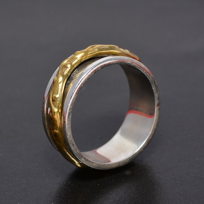 Beautiful Spinner Ring |Anxiety Ring| xmas gift Handmade Ring |Designer Ring |925 silver||Spinner Ring||Meditation Ring