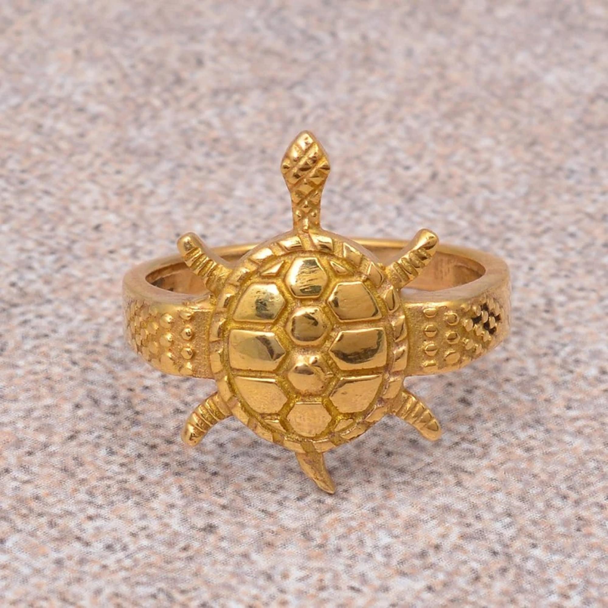 Turtle Ring Gold – Paola Saad
