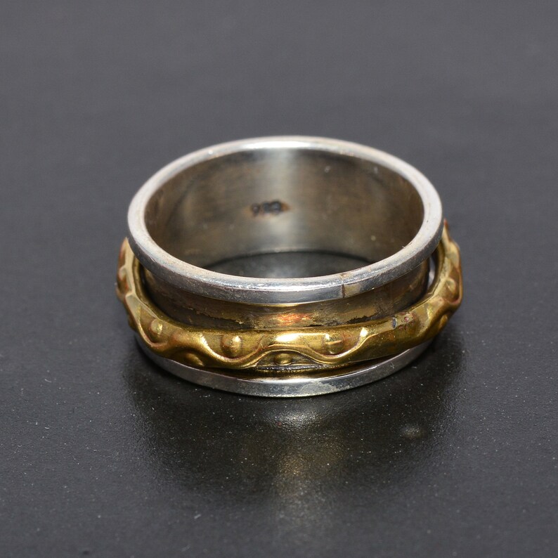 Beautiful Spinner Ring |Anxiety Ring| xmas gift Handmade Ring |Designer Ring |925 silver||Spinner Ring||Meditation Ring