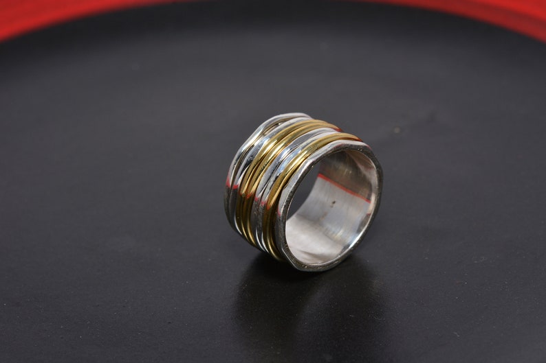 |Anxiety Ring| |Designer Ring |925 silver||Spinner Ring||Meditation Ring xmas gift Handmade Ring Beautiful Spinner Ring