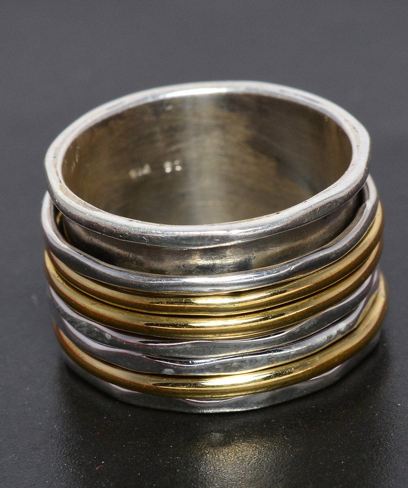 |Anxiety Ring| |Designer Ring |925 silver||Spinner Ring||Meditation Ring xmas gift Handmade Ring Beautiful Spinner Ring