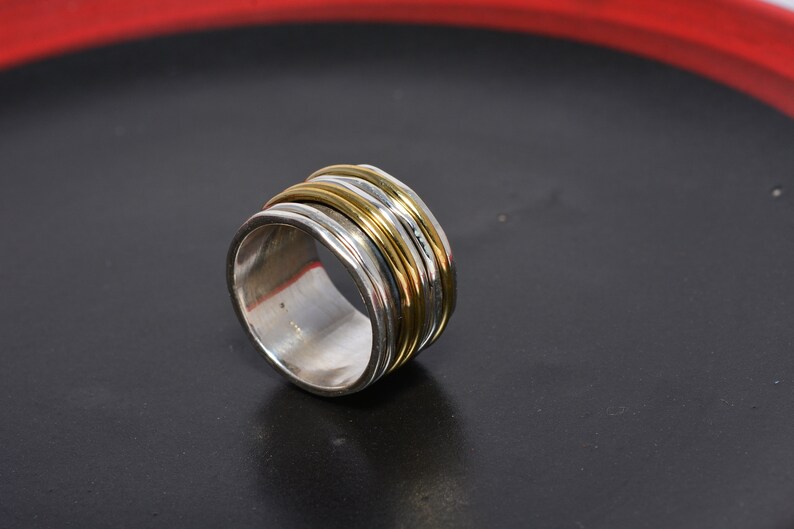 |Anxiety Ring| |Designer Ring |925 silver||Spinner Ring||Meditation Ring xmas gift Handmade Ring Beautiful Spinner Ring