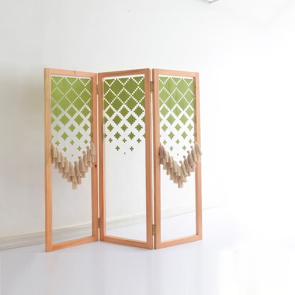 Wood Room Divider Etsy