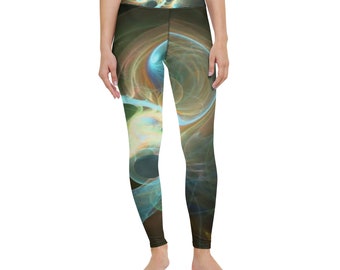 Sakrivo Art | UNRAVEL | Yoga Leggings | Unique | Festival | Gift | Womens Leggings | Festival Leggings | Gift For Her