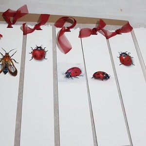Marcador y juegos de acuarela pintados a mano, marcadores hechos a mano, ilustración de la naturaleza, regalo original, regalo para ella