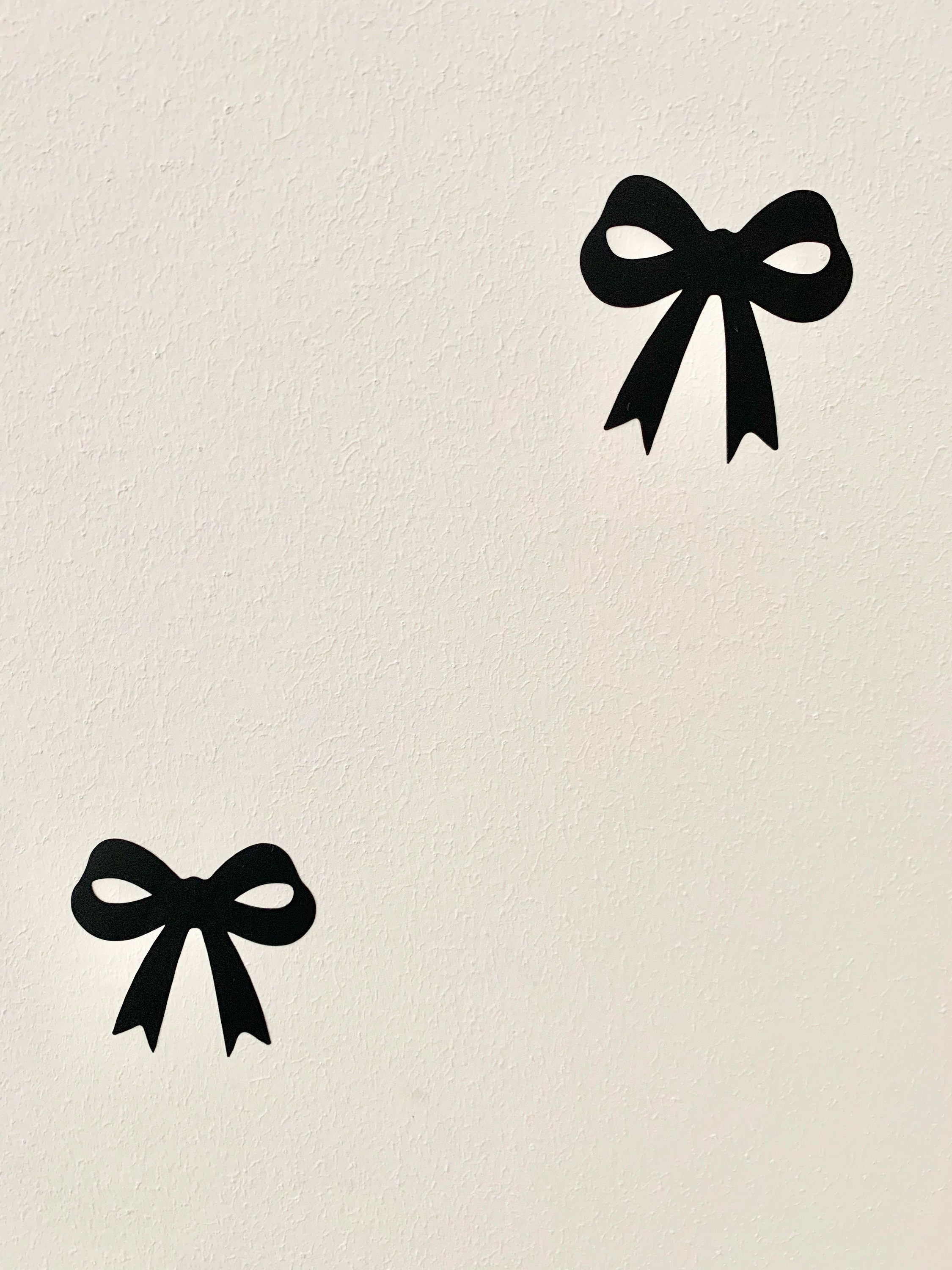 Bow Wall Stickers, Bow Wall Decals, DIY Home Décor, Nursery, Wall Art