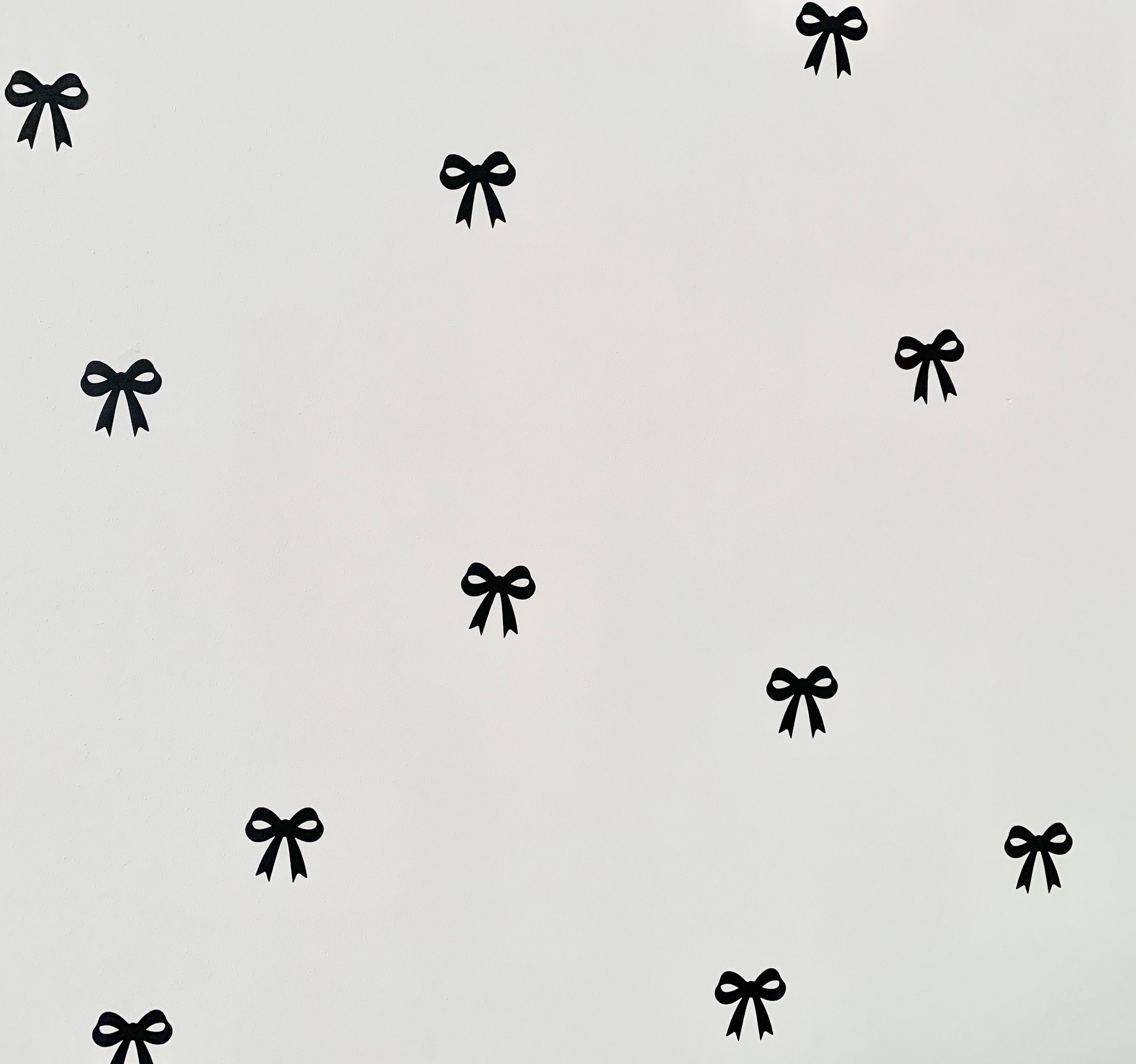 Bow Wall Stickers, Bow Wall Decals, DIY Home Décor, Nursery, Wall Art