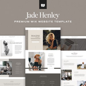 Premium Wix Website Template for Coaches, Creatives, Influencers, Bloggers, Service Providers, and Entrepreneurs. | Wix Template