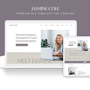 Premium Wix Coaching Template, Wix Website Template For Coaches, Wix Business Coach Template, Wix Life Coach Template, Wix Templates