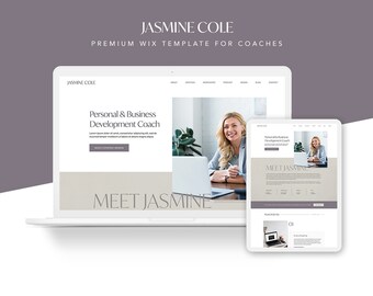 Premium Wix Coaching Website Template