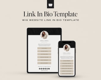 Wix Link In Bio Template: For Coaches, Entrepreneurs, Influencers