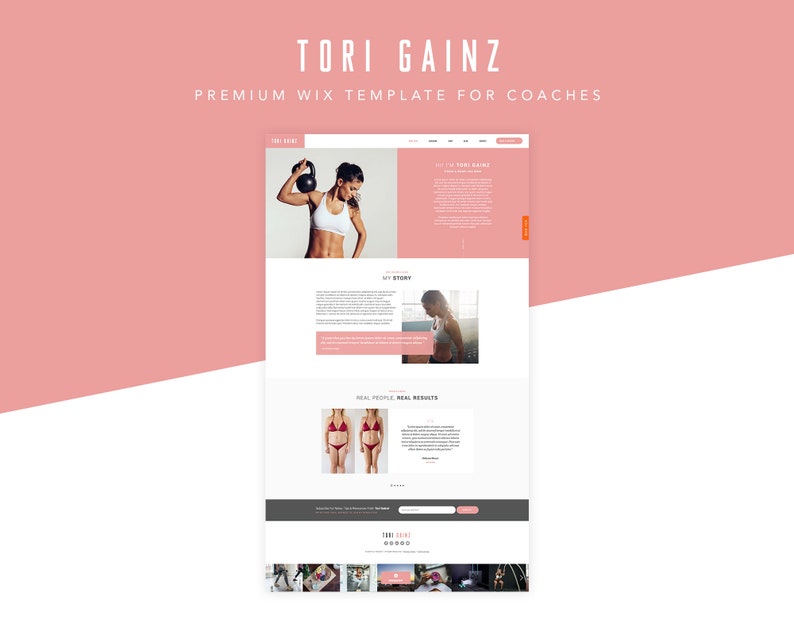 Wix Gym Template Wix Gym Template