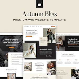 Premium Wix Website Template for Coaches, Creatives, Influencers, Bloggers, Service Providers, and Entrepreneurs. | Wix Template