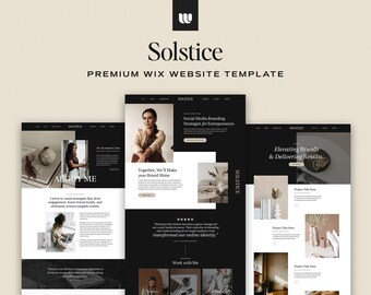 Premium Wix Website Template for Coaches, Creatives, and Entrepreneurs