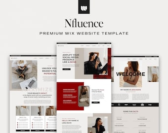 Premium Wix Website Template for Coaches, Creatives