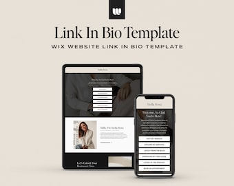 Wix Link In Bio Template: For Coaches, Entrepreneurs, Influencers