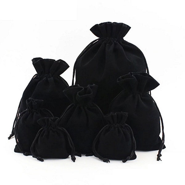 Large Velvet Drawstring Bags Etsy