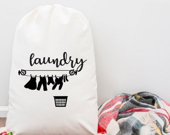 Home And Travel Laundry Bag, Wash Me, Laundry Bag, Drawcord Cotton Bag, Kids Room Storage Bag, Monogram Laundry Bags,Laundry bag for clothes