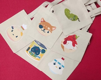 Custom Mini Cotton Tote Bags: Personalized Favor Bags, Bulk Totes