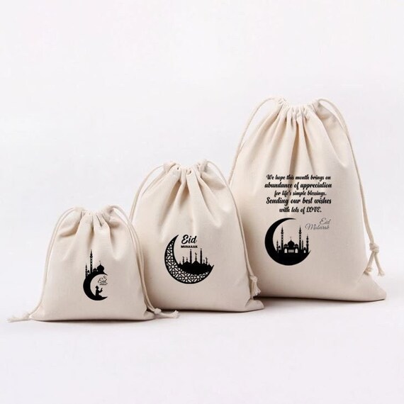 Personalised Eid Gift Bags Various Sizes Available Zaheer Etsy