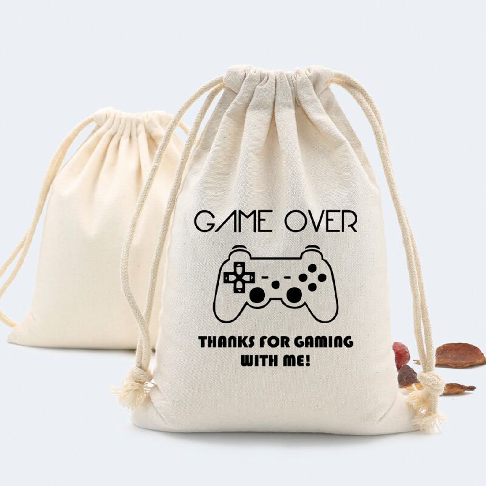 20 Sets of GAME OVER BIRTHDAY Partythank You Baggameover Etsy