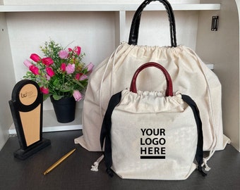 Dust Cover Storage Bags Cotton Drawstring Pouch for Handbags Purses Pocketbooks Shoes Dust bags