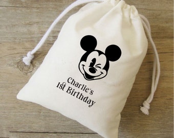 Bolsas de fiesta de Mickey, bolsas de fiesta de Minnie, cumpleaños de Mickey, cumpleaños de Minnie, bolsas de Mickey Mouse, bolsas de regalo de Mickey, regalo de fiesta de Mickey Minnie