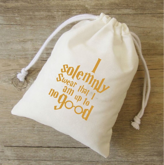 Harry Potter Party Bags,i Solemnly Swear That I Am Upto No Good Bags,harry  Potter Gift Bags,harry Potter Treat Bags,harry Potter 