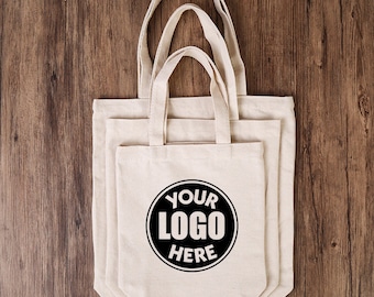 Custom Mini Cotton Tote Bags: Personalized Favor Bags, Bulk Totes