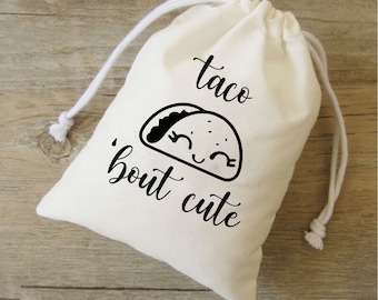 Fiesta Hochzeit Bevorzugungsbeutel: Taco Party Willkommensgeschenk