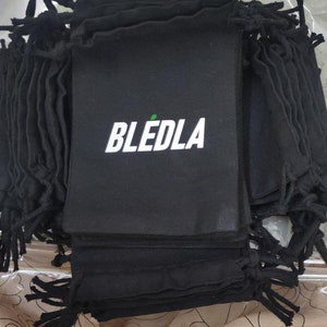 Personalized logo Black cotton muslin Bags Wedding Favor bags Gift Bag Jewelry Party Bags Drawstring Pouch soap package pouches