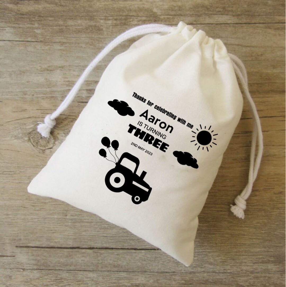 Drive by Birthday Favor Bags, Car Birthday Bag Kids Birthday customized