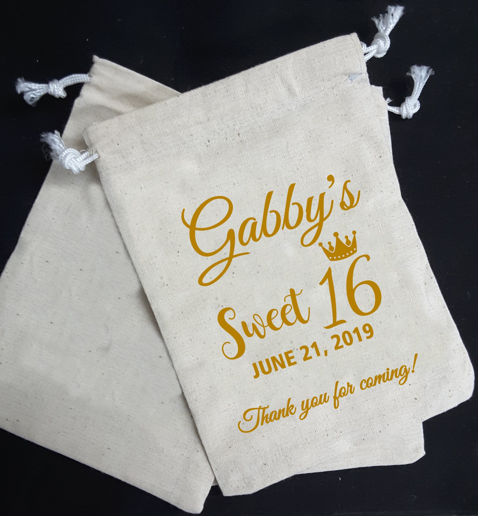 20100 Sets of Sweet 16 Favor Bags Girls Party Gift Bag for Etsy