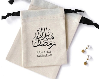 Personalised Eid Sacks For Eid Gifts / Eid Presents / Boys / Girls / Eid Mubarak Bag / Ramadan / Eid Decoration / Eid Packing / Eid Wrapping
