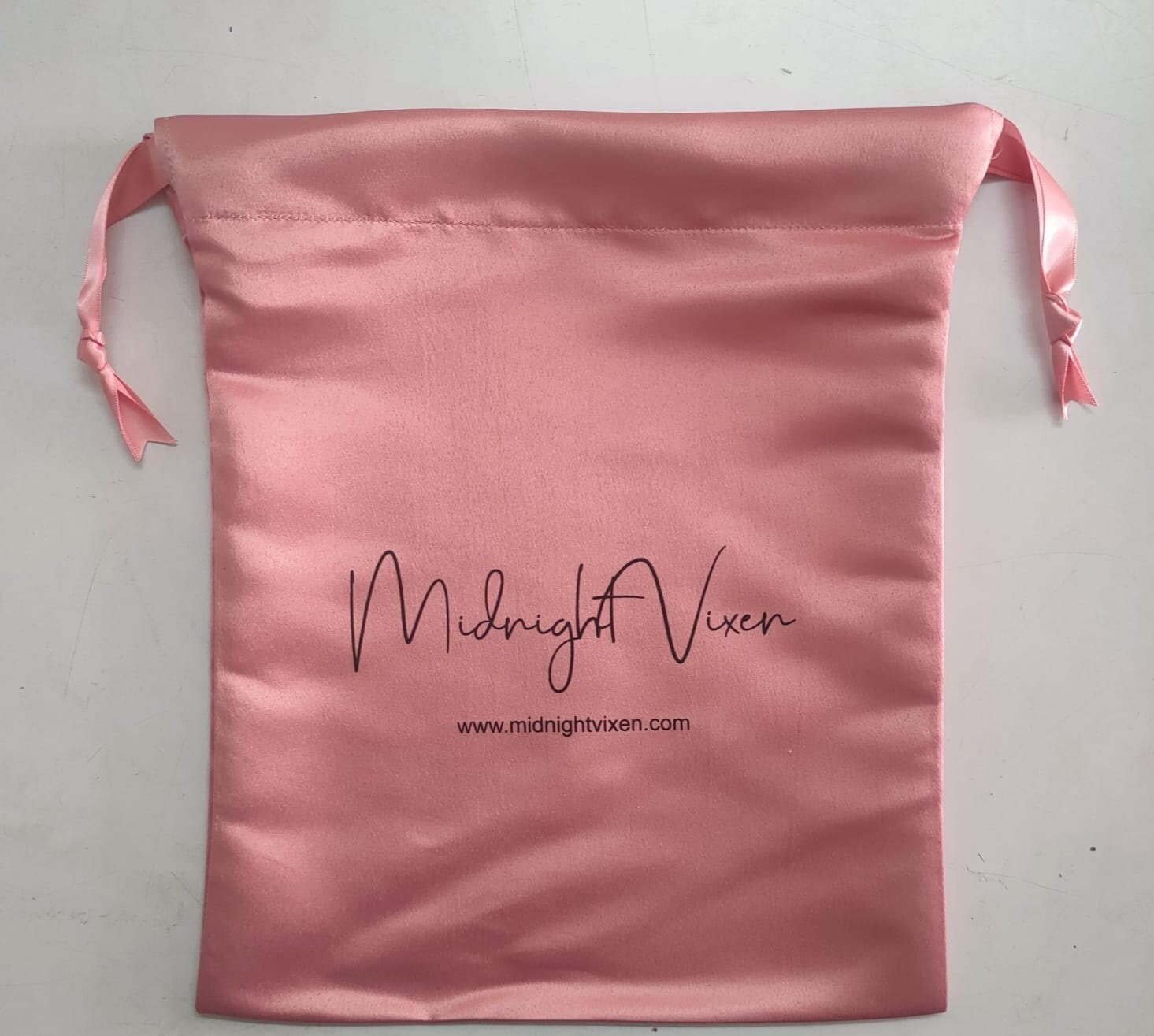 Pink satin bag sale