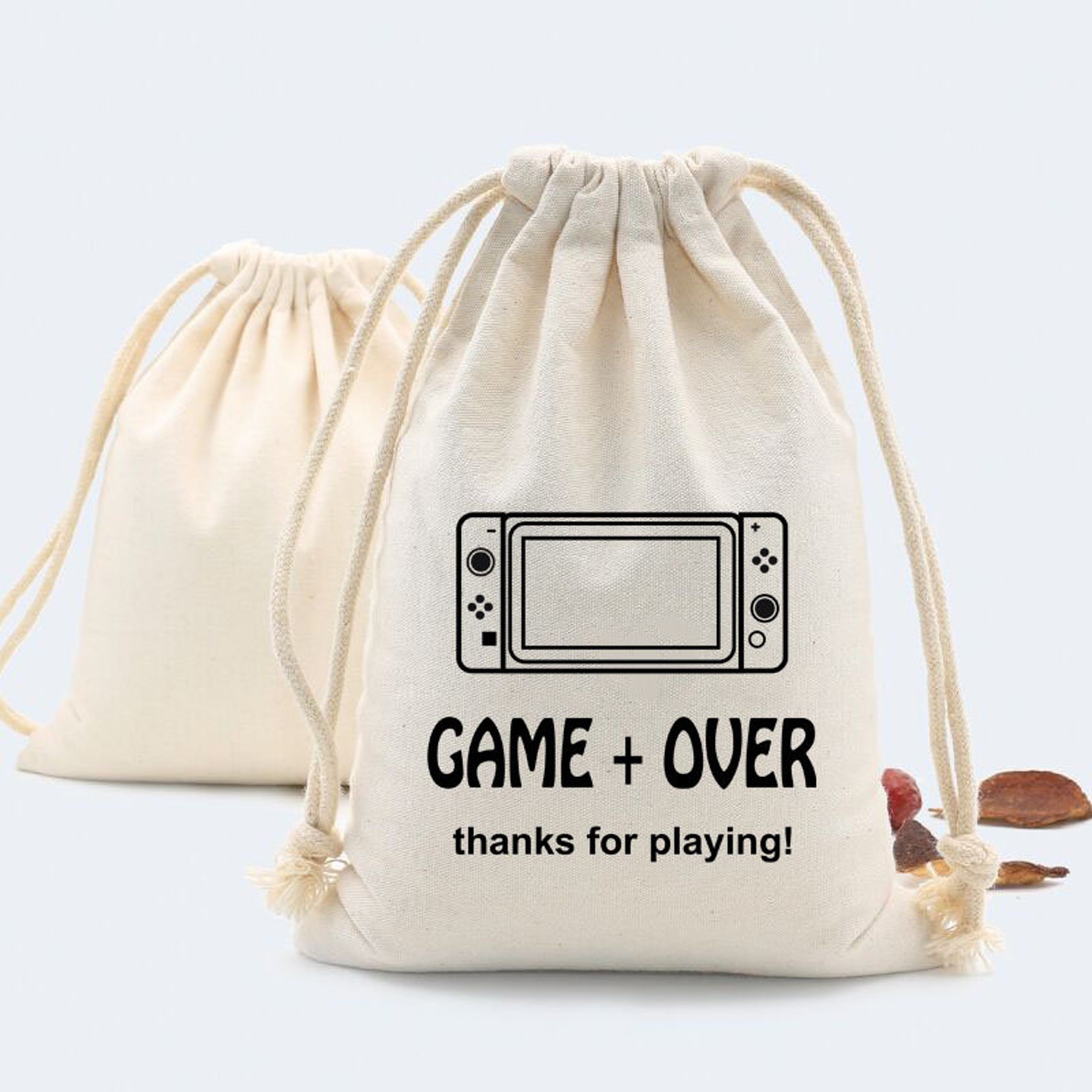 20 Sets of GAME OVER BIRTHDAY Partythank You Baggameover Etsy
