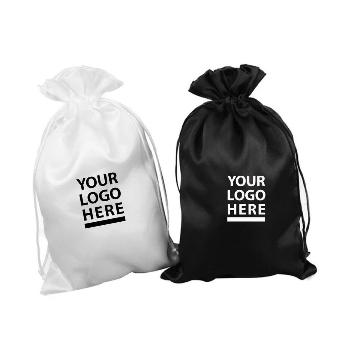 Custom Satin Bundle Bagcustom Printed Bulk Satin Hair Storage Etsy