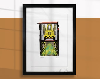 The Garage, Glasgow Nightclubs, A4 Colour Print, Optional Frame. Glasgow Gifts