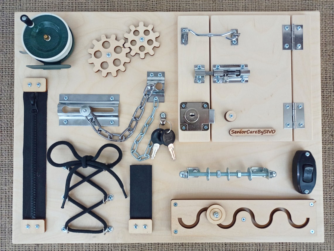 Therapy Alzheimer Board Dementia Fidget Toy Hands Gift Etsy