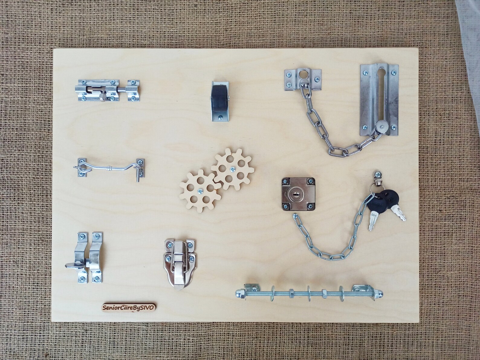 Activity and Therapy Fidget Board for Dementia Alzheimer Etsy