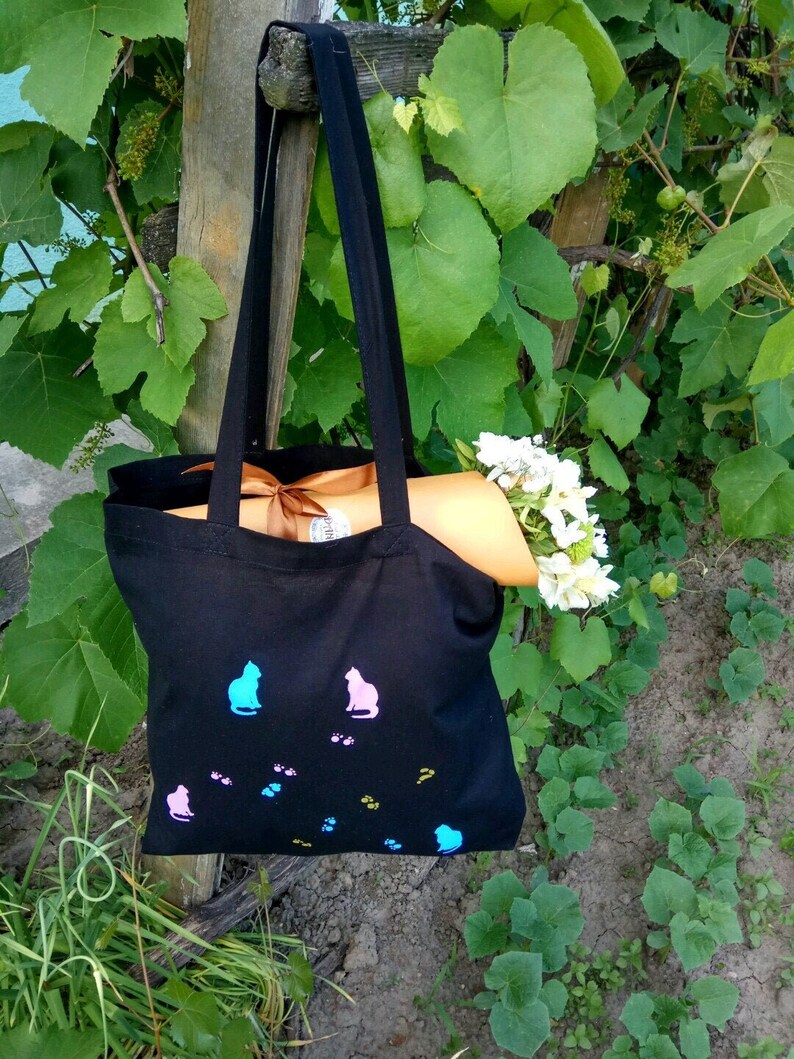 Big Tote Bag Weekender Bag Canvas Handbag Tote,bag handprinted Sloclo Bag Tote Grocery Bag shopping bag Everyday Bags Shoulder Bag
