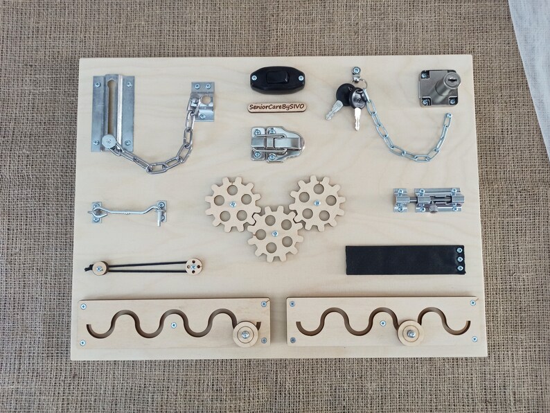 Latch Locks board for adult Senior Sensory Activity Etsy