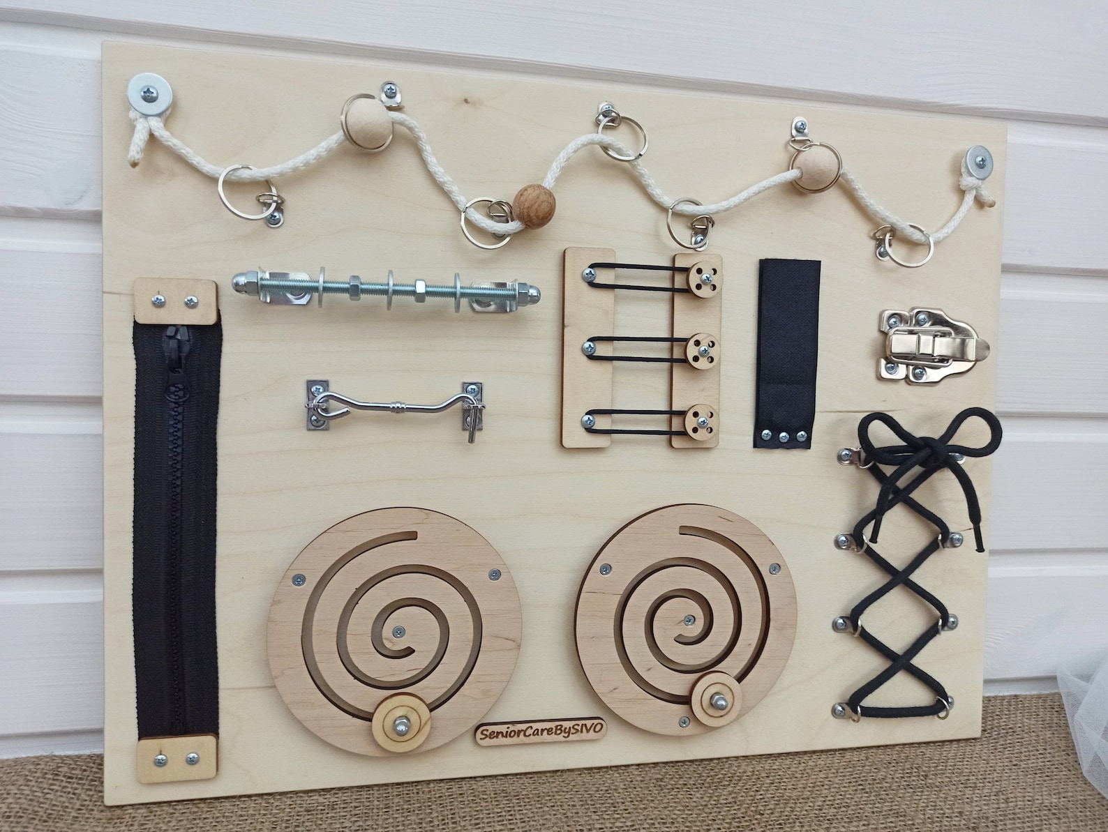 Activity and Therapy Fidget Board for Dementia Etsy