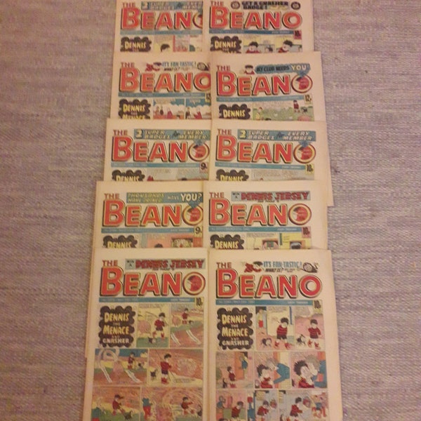 Vintage Beano Comics. 80s Beano Comics