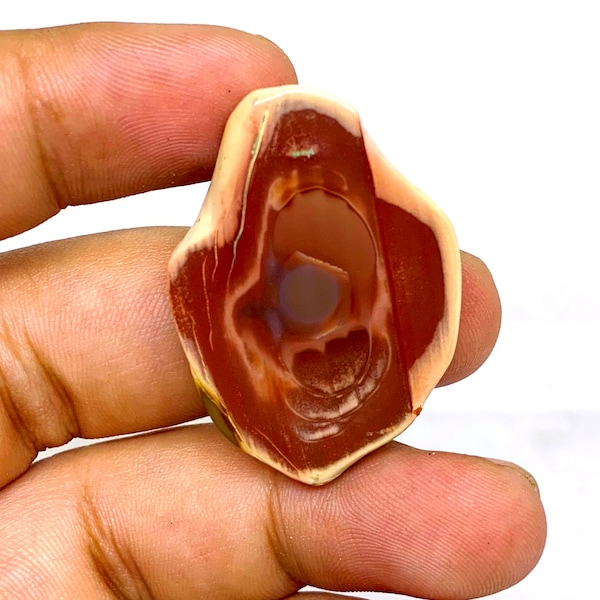 Exclusive Top Grade Quality 100%  Natural Royal Imperial Jasper Fancy Shape Slice Loose Gemstone For Making Jewelry 38 Ct. 36X26X5 mm IM-96