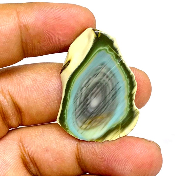 Exclusive Top Grade Quality 100%  Natural Royal Imperial Jasper Fancy Shape Slice Loose Gemstone For Making Jewelry 37 Ct. 34X24X6 mm IM-98