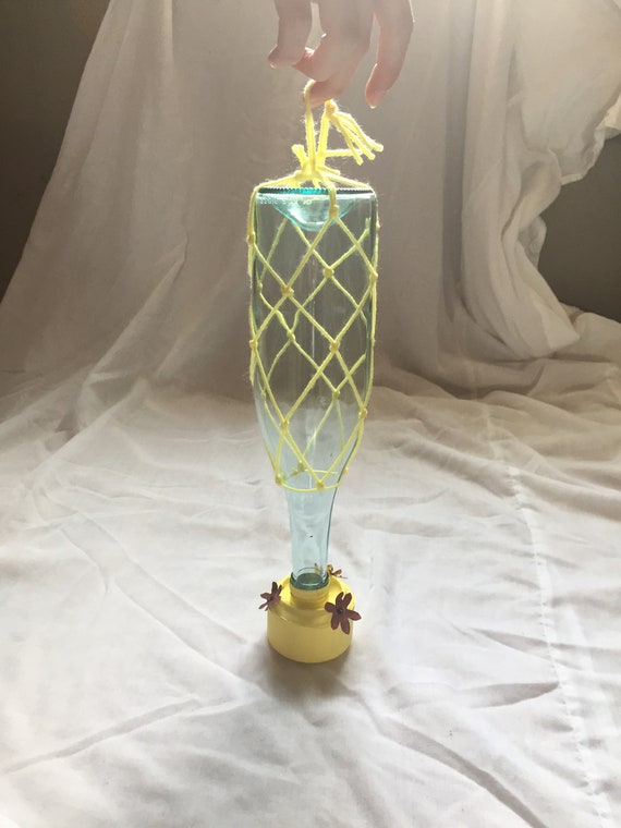Yellow Hummingbird Feeder Etsy